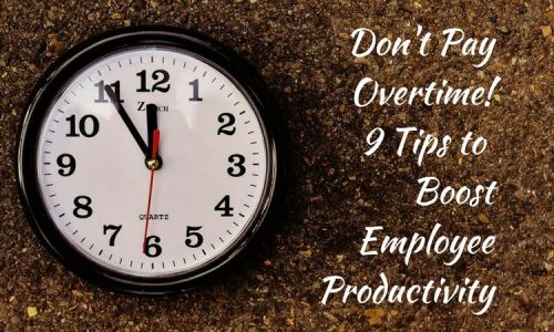 Don't Pay Overtime