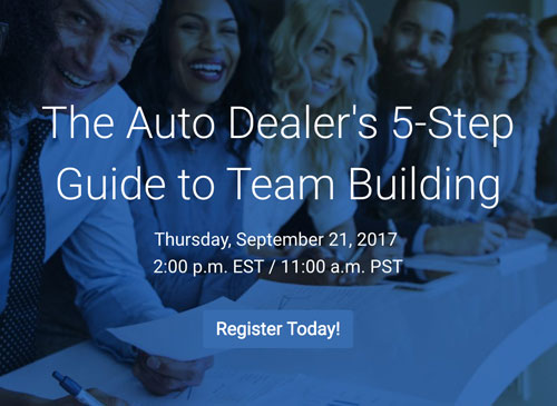 DrivingSales - The Auto Dealer's 5-Step Guide to Team Building Webinar