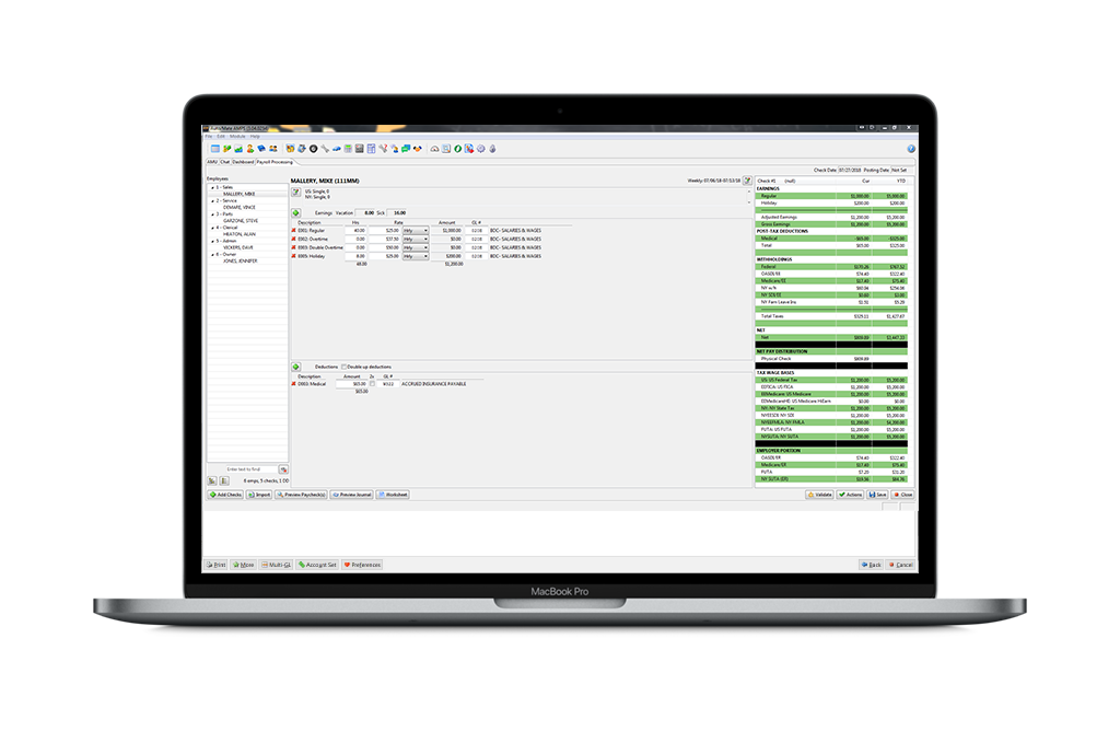 Payroll Computer - Auto/Mate